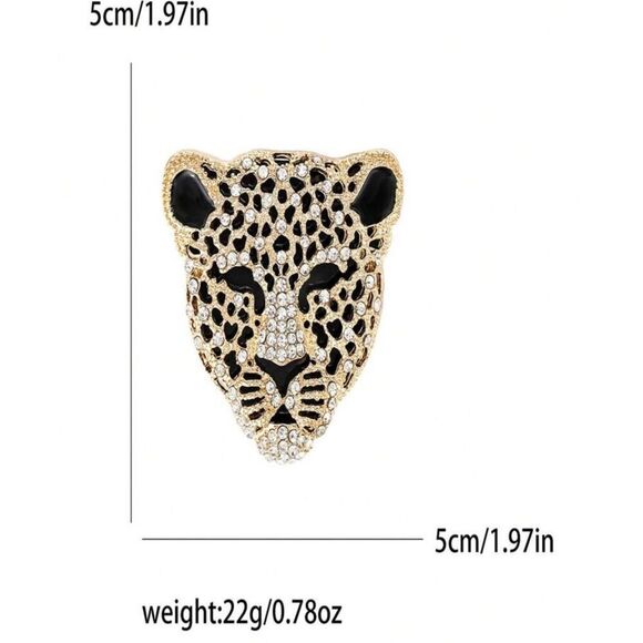Gorgeous Leopard Brooch - Picture 2 of 7